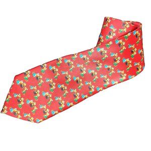 René Chagal Tie -Hand Made- Festive- Holiday- Three mice Design